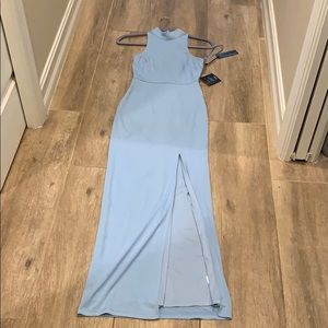 Light blue maxi dress